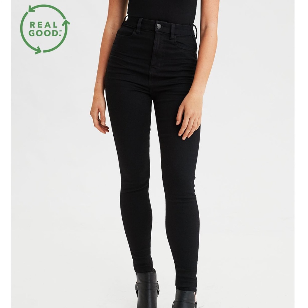 AE Ne(x)t Level Curvy Highest Waist Black Jegging